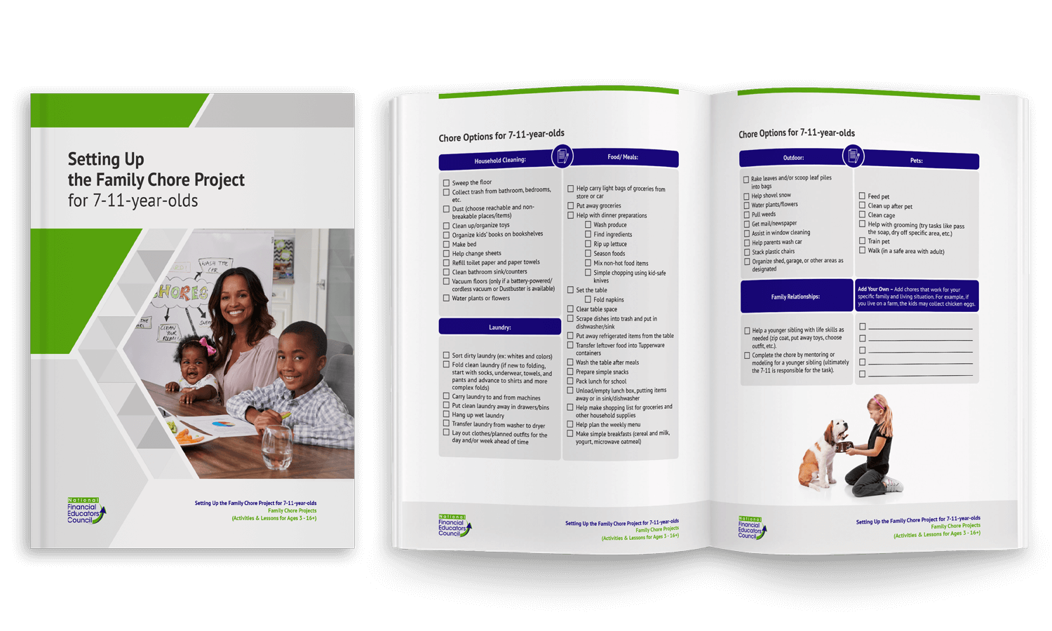 Family Finance materials speakers share through the Georgia Financial Educators Council